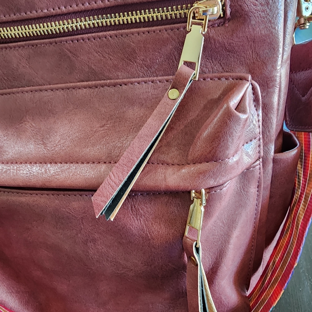 Rose Brielle Convertable Bag Backpack Handbag Dia… - image 7